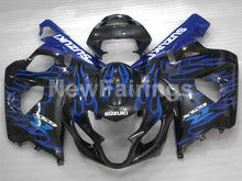 Cargar imagen en el visor de la galería, Black and Blue Flame - GSX-R600 04-05 Fairing Kit - Vehicles