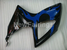 Cargar imagen en el visor de la galería, Black and Blue Flame - GSX-R600 06-07 Fairing Kit -