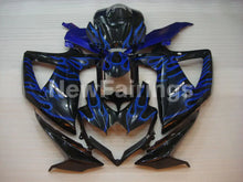 Cargar imagen en el visor de la galería, Black and Blue Flame - GSX-R600 08-10 Fairing Kit