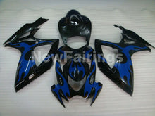 Cargar imagen en el visor de la galería, Black and Blue Flame - GSX-R750 06-07 Fairing Kit Vehicles