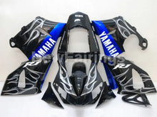 Cargar imagen en el visor de la galería, Black and Blue Flame - YZF-R1 00-01 Fairing Kit - Vehicles