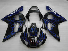 Cargar imagen en el visor de la galería, Black and Blue Flame - YZF-R6 98-02 Fairing Kit Vehicles &amp; Parts &gt; Vehicle Parts &amp; Accessories &gt; Motor Vehicle Parts &gt;