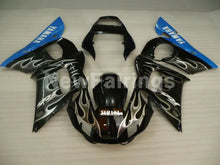 Cargar imagen en el visor de la galería, Black and Blue Grey Flame - YZF-R6 98-02 Fairing Kit Vehicles &amp; Parts &gt; Vehicle Parts &amp; Accessories &gt; Motor Vehicle