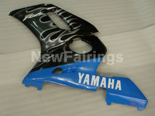 Cargar imagen en el visor de la galería, Black and Blue Grey Flame - YZF-R6 98-02 Fairing Kit Vehicles &amp; Parts &gt; Vehicle Parts &amp; Accessories &gt; Motor Vehicle