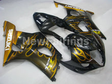 Cargar imagen en el visor de la galería, Black and Golden Flame - GSX - R1000 03 - 04 Fairing Kit