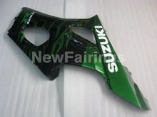 Cargar imagen en el visor de la galería, Black and Green Flame - GSX - R1000 03 - 04 Fairing Kit