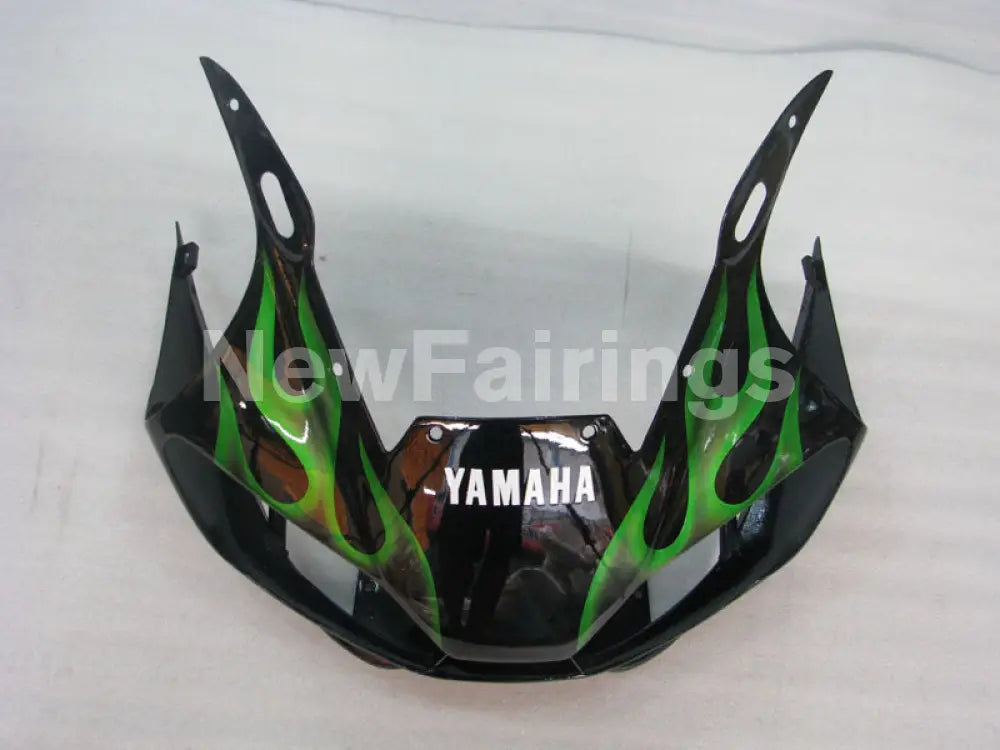 Black and Green Flame - YZF-R6 98-02 Fairing Kit Vehicles & Parts > Vehicle Parts & Accessories > Motor Vehicle Parts >