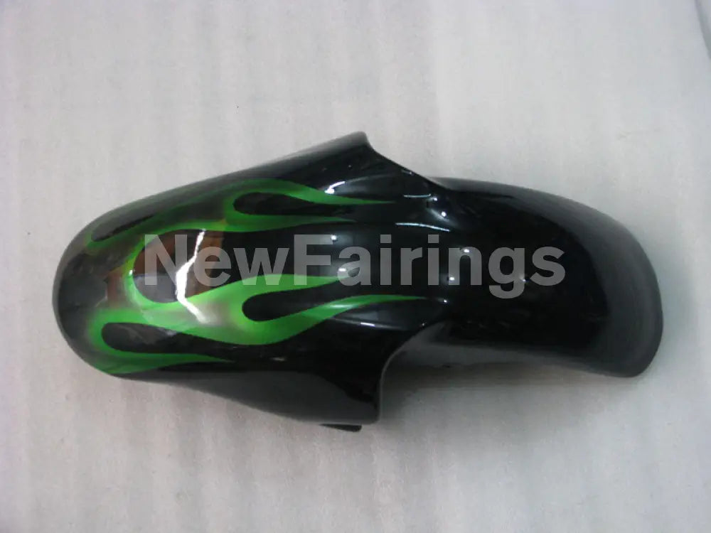 Black and Green Flame - YZF-R6 98-02 Fairing Kit Vehicles & Parts > Vehicle Parts & Accessories > Motor Vehicle Parts >