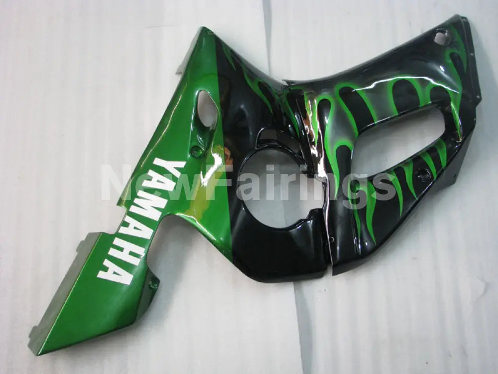 Black and Green Flame - YZF-R6 98-02 Fairing Kit Vehicles & Parts > Vehicle Parts & Accessories > Motor Vehicle Parts >