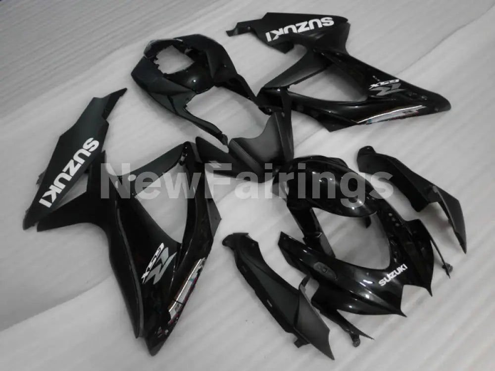 Black and Matte Factory Style - GSX-R750 08-10 Fairing Kit