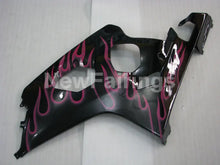 Cargar imagen en el visor de la galería, Black and Pink Flame - GSX-R600 04-05 Fairing Kit - Vehicles