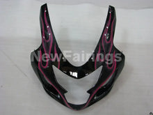 Cargar imagen en el visor de la galería, Black and Pink Flame - GSX-R600 04-05 Fairing Kit - Vehicles