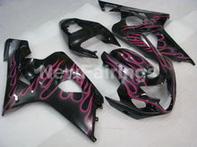 Cargar imagen en el visor de la galería, Black and Pink Flame - GSX-R600 04-05 Fairing Kit - Vehicles