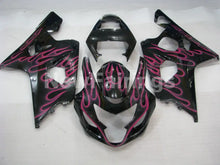 Cargar imagen en el visor de la galería, Black and Pink Flame - GSX-R600 04-05 Fairing Kit - Vehicles