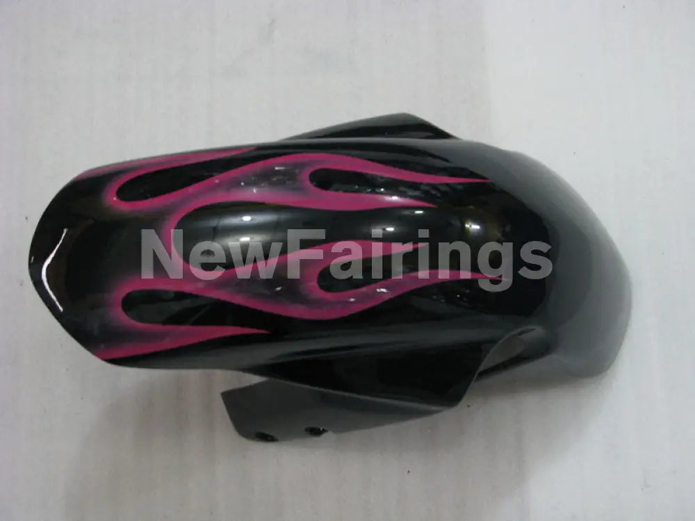 Black and Pink Flame - GSX-R600 04-05 Fairing Kit - Vehicles