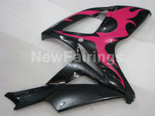 Cargar imagen en el visor de la galería, Black and Pink Flame - GSX-R600 06-07 Fairing Kit -