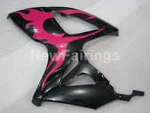 Cargar imagen en el visor de la galería, Black and Pink Flame - GSX-R600 06-07 Fairing Kit -