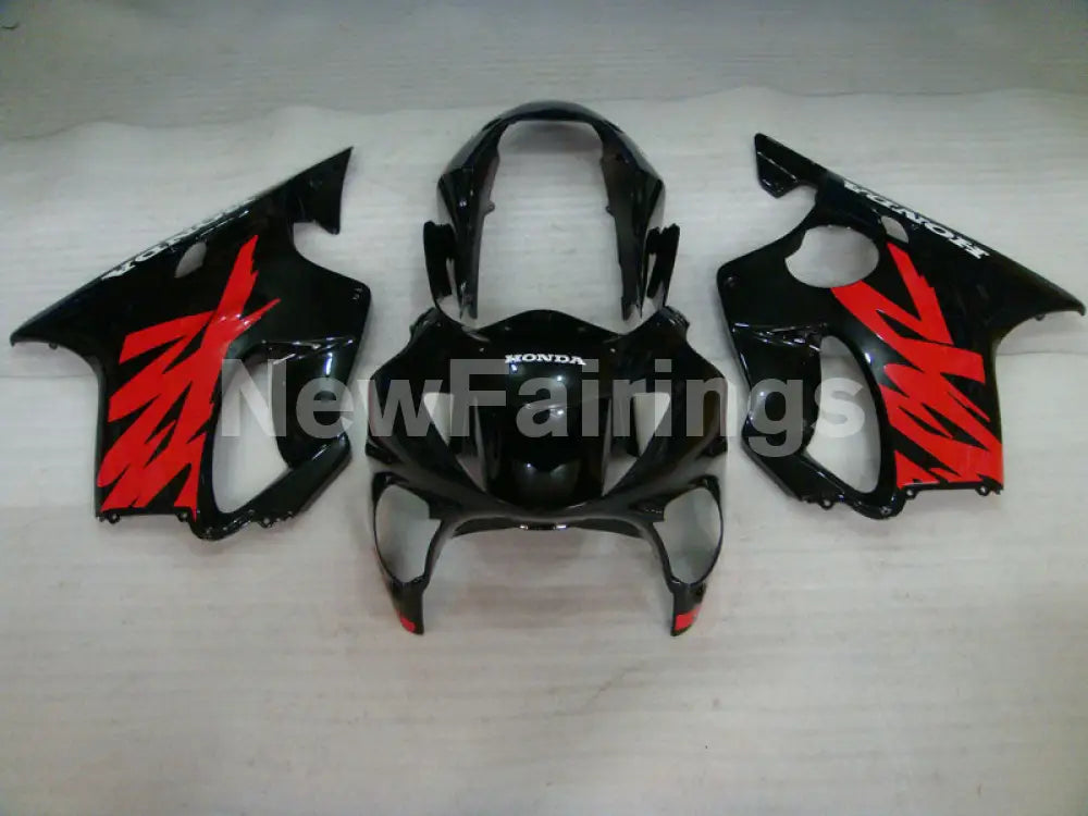 Black and Red Factory Style - CBR600 F4 99-00 Fairing Kit -