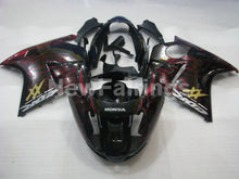 Cargar imagen en el visor de la galería, Black and Red Flame - CBR 1100 XX 96-07 Fairing Kit -