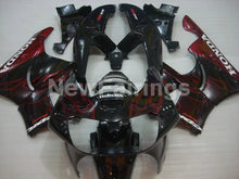 Cargar imagen en el visor de la galería, Black and Red Flame - CBR 919 RR 98-99 Fairing Kit -