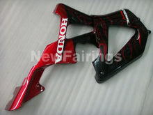 Cargar imagen en el visor de la galería, Black and Red Flame - CBR 929 RR 00-01 Fairing Kit -