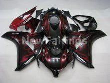 Cargar imagen en el visor de la galería, Black and Red Flame - CBR1000RR 08-11 Fairing Kit - Vehicles