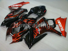 Cargar imagen en el visor de la galería, Black and Red Flame - GSX - R1000 07 - 08 Fairing Kit