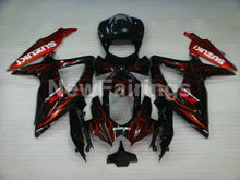 Cargar imagen en el visor de la galería, Black and Red Flame - GSX-R600 08-10 Fairing Kit - Vehicles