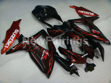 Cargar imagen en el visor de la galería, Black and Red Flame - GSX-R750 08-10 Fairing Kit Vehicles &amp;