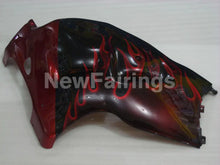 Cargar imagen en el visor de la galería, Black and Red Flame - GSX1300R Hayabusa 99-07 Fairing Kit