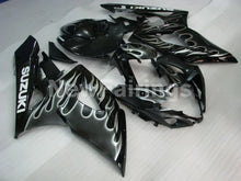 Cargar imagen en el visor de la galería, Black and Silver Flame - GSX - R1000 05 - 06 Fairing Kit