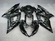 Cargar imagen en el visor de la galería, Black and Silver Flame - GSX - R1000 05 - 06 Fairing Kit