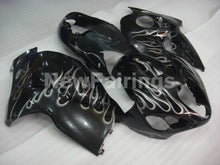 Cargar imagen en el visor de la galería, Black and Silver Flame - GSX1300R Hayabusa 99-07 Fairing