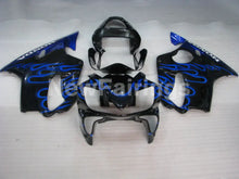 Cargar imagen en el visor de la galería, Black and Blue Flame - CBR600 F4i 01-03 Fairing Kit -