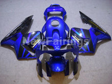 Cargar imagen en el visor de la galería, Black and Deep Blue Factory Style - CBR600RR 03-04 Fairing