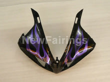 Cargar imagen en el visor de la galería, Black Purple Flame - YZF-R1 12-14 Fairing Kit - Vehicles &amp;