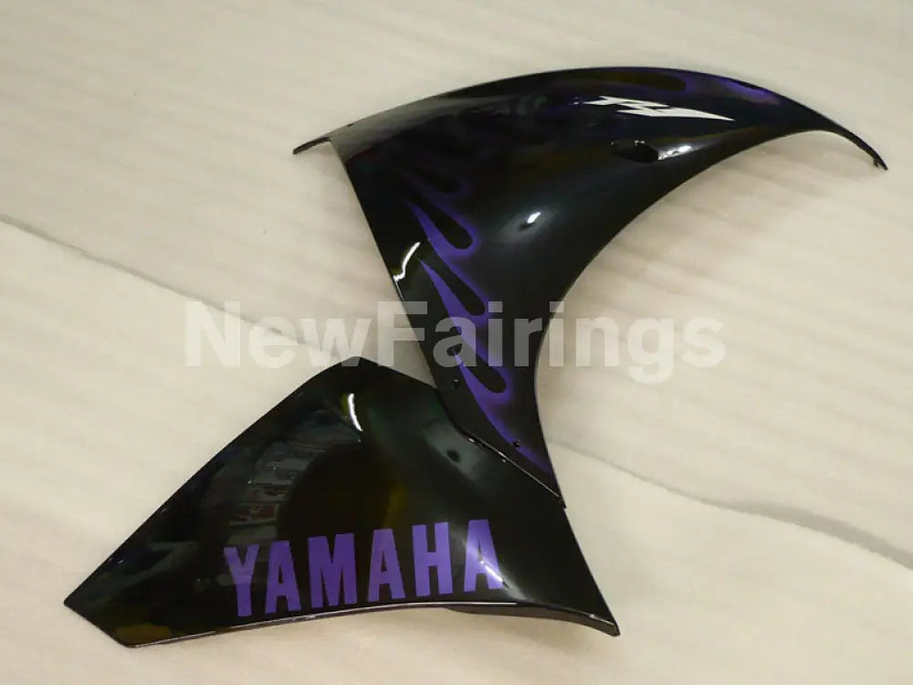 Black Purple Flame - YZF-R1 12-14 Fairing Kit - Vehicles &