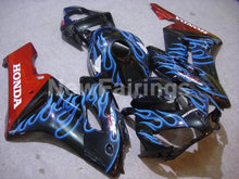 Cargar imagen en el visor de la galería, Black Red and Blue Flame - CBR1000RR 04-05 Fairing Kit -