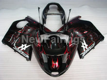 Cargar imagen en el visor de la galería, Black Red Flame - CBR 1100 XX 96-07 Fairing Kit - Vehicles &amp;