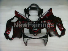 Cargar imagen en el visor de la galería, Black and Red Flame - CBR600 F4i 01-03 Fairing Kit -