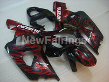 Cargar imagen en el visor de la galería, Black and Red Flame - GSX-R600 04-05 Fairing Kit - Vehicles