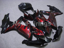 Cargar imagen en el visor de la galería, Black Red Flame - GSX-R600 08-10 Fairing Kit - Vehicles &amp;