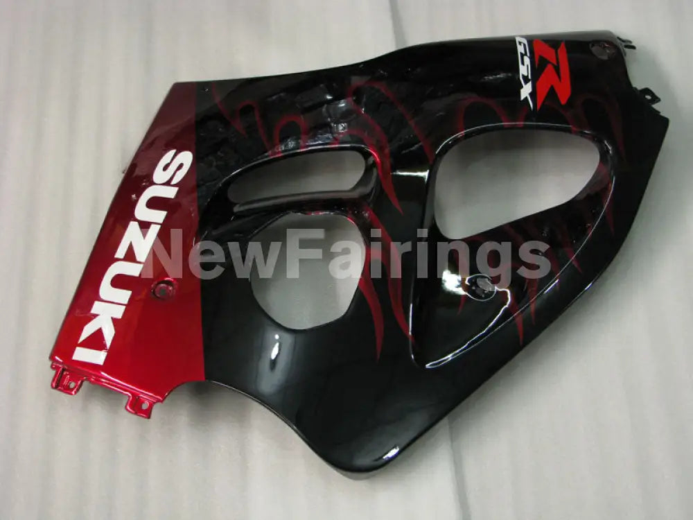 Black and Red Flame - GSX-R750 96-99 Fairing Kit - Vehicles