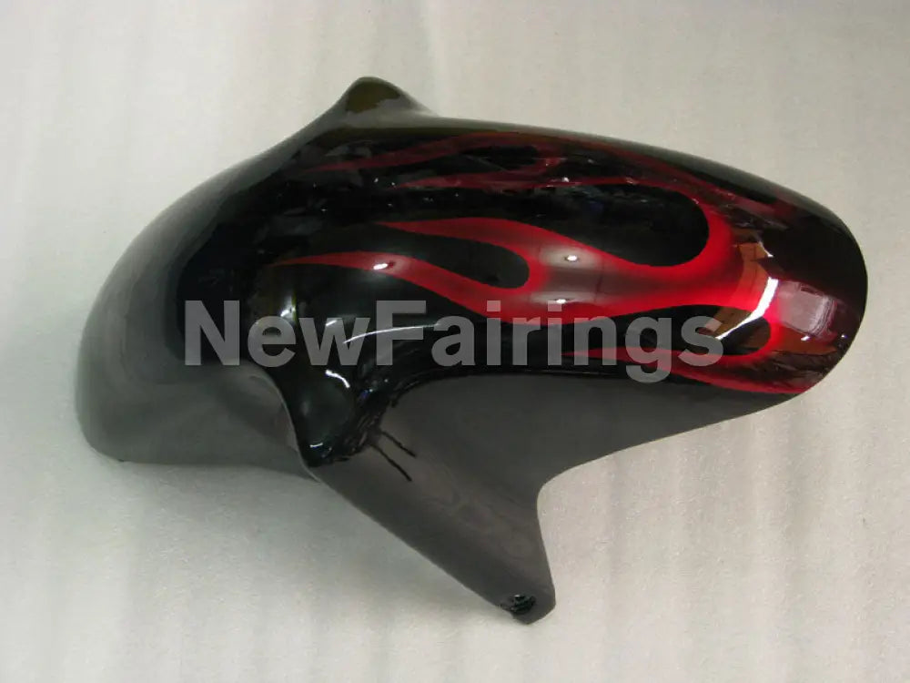 Black and Red Flame - GSX-R750 96-99 Fairing Kit - Vehicles