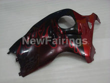 Cargar imagen en el visor de la galería, Black and Red Flame - GSX1300R Hayabusa 99-07 Fairing Kit