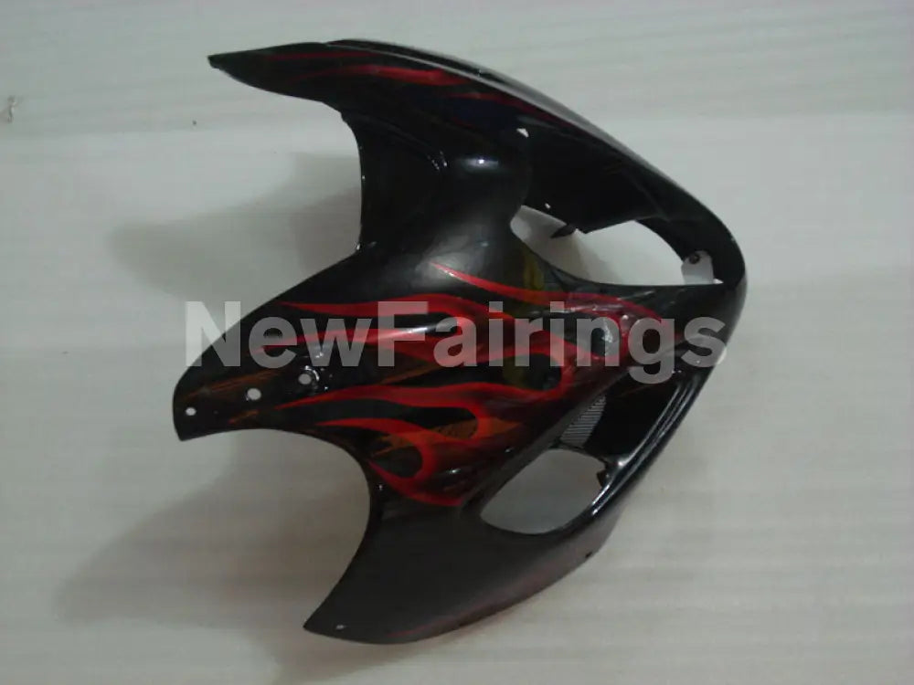 Black and Red Flame - GSX1300R Hayabusa 99-07 Fairing Kit