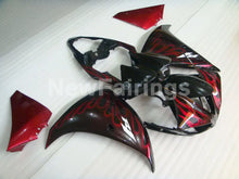 Cargar imagen en el visor de la galería, Black Red Flame - YZF-R1 12-14 Fairing Kit - Vehicles &amp;