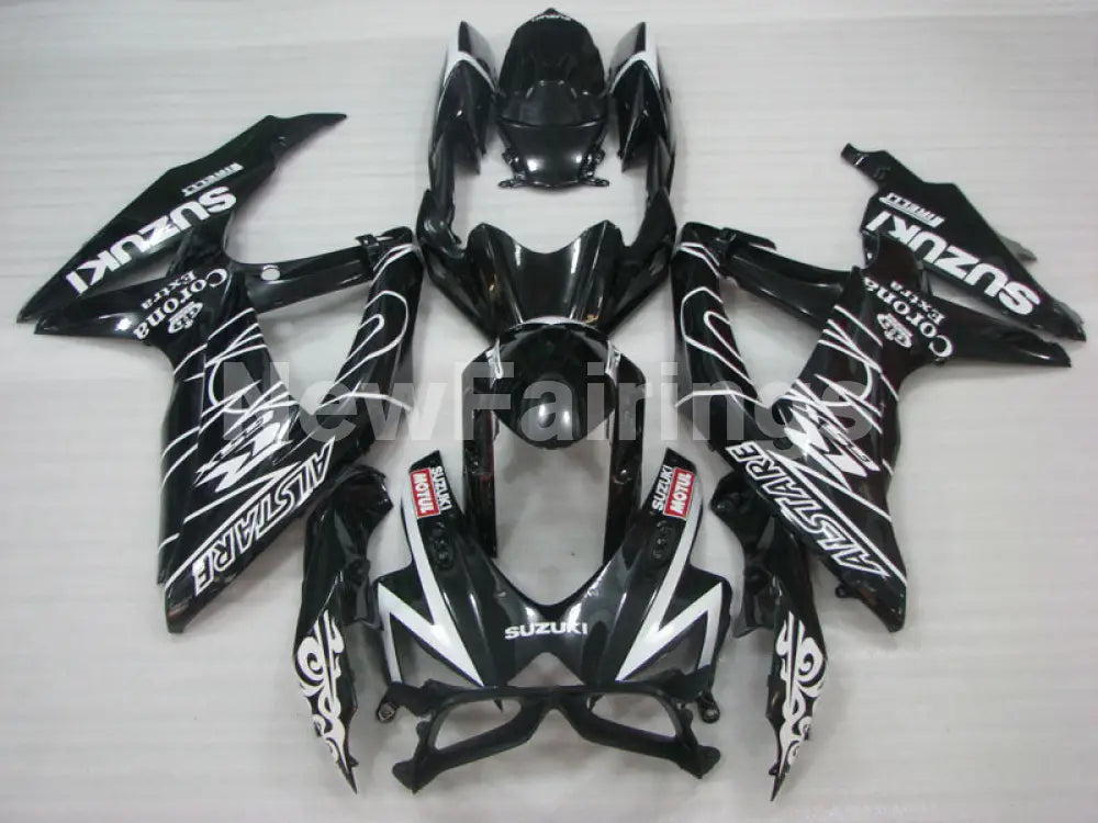 Black White Corona - GSX-R750 08-10 Fairing Kit Vehicles &