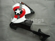 Cargar imagen en el visor de la galería, Black White and Red Star - CBR600RR 05-06 Fairing Kit -