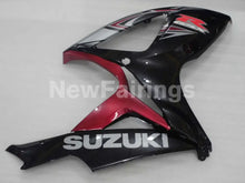 Cargar imagen en el visor de la galería, Black and Wine Red Factory Style - GSX-R600 06-07 Fairing